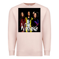 Pale Pink The warning Premium Sweatshirt - linhVisuals