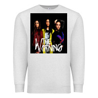 Oatmeal Heather The warning Premium Sweatshirt - linhVisuals