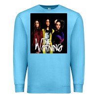 Ocean Blue The warning Premium Sweatshirt - linhVisuals