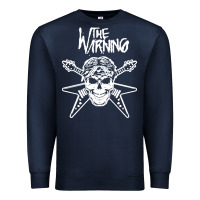 Navy The warning Amazing Premium Sweatshirt - linhVisuals