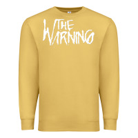 Antique Gold The warning Style Premium Sweatshirt - linhVisuals