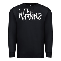 Black The warning Style Premium Sweatshirt - linhVisuals