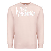 Pale Pink The warning Style Premium Sweatshirt - linhVisuals