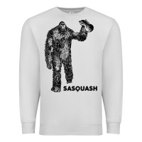 Dove Grey cool unique sasquash sasquatch and squash bigfoot t shirt Premium Sweatshirt - linhVisuals