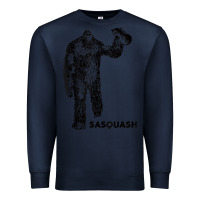 Navy cool unique sasquash sasquatch and squash bigfoot t shirt Premium Sweatshirt - linhVisuals