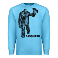 Ocean Blue cool unique sasquash sasquatch and squash bigfoot t shirt Premium Sweatshirt - linhVisuals