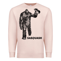 Pale Pink cool unique sasquash sasquatch and squash bigfoot t shirt Premium Sweatshirt - linhVisuals