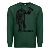 Sports Green cool unique sasquash sasquatch and squash bigfoot t shirt Premium Sweatshirt - linhVisuals