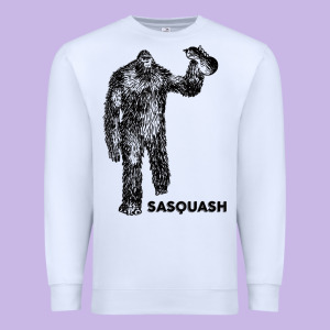 Cool Unique Sasquash Sasquatch And Squash Bigfoot T Shirt Premium Sweatshirt Designed By Linhvisuals