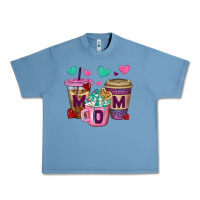 Pebble Blue Western Mom Coffee Cups Urban Heavy Tee - BundleAndBundleShop