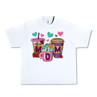 White Western Mom Coffee Cups Urban Heavy Tee - BundleAndBundleShop