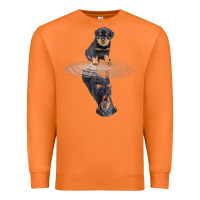 Carrot rottweiler reflection t shirt funny father's day dog gifts Premium Sweatshirt - linhVisuals