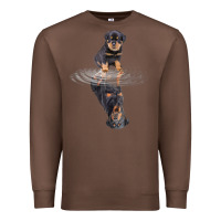 Chestnut rottweiler reflection t shirt funny father's day dog gifts Premium Sweatshirt - linhVisuals