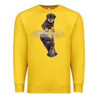 Lemon rottweiler reflection t shirt funny father's day dog gifts Premium Sweatshirt - linhVisuals