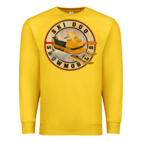 Lemon ski doo vintage snowmobiles Premium Sweatshirt - linhVisuals
