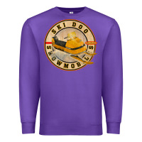 Purple ski doo vintage snowmobiles Premium Sweatshirt - linhVisuals