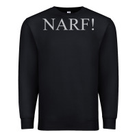 Black narf Premium Sweatshirt - linhVisuals