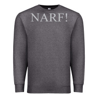 Charcoal Heather narf Premium Sweatshirt - linhVisuals