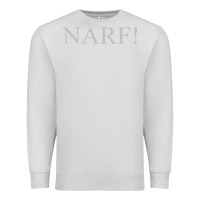 Dove Grey narf Premium Sweatshirt - linhVisuals