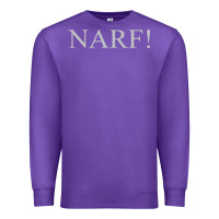 Purple narf Premium Sweatshirt - linhVisuals