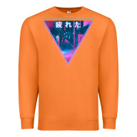 Carrot tired japanese otaku   abandoned city street art t shirt Premium Sweatshirt - linhVisuals