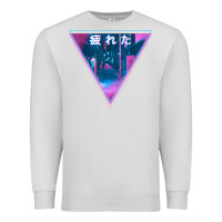 Dove Grey tired japanese otaku   abandoned city street art t shirt Premium Sweatshirt - linhVisuals