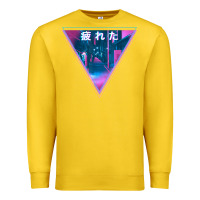 Lemon tired japanese otaku   abandoned city street art t shirt Premium Sweatshirt - linhVisuals