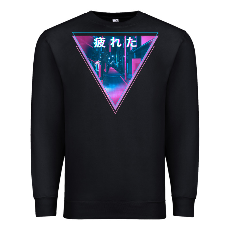 Tired Japanese Otaku   Abandoned City Street Art T Shirt Premium Sweatshirt by linhVisuals | Teevron