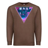 Chestnut tired japanese otaku   abandoned city street art t shirt Premium Sweatshirt - linhVisuals