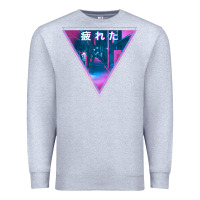 Heather Grey tired japanese otaku   abandoned city street art t shirt Premium Sweatshirt - linhVisuals