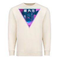 Sandshell tired japanese otaku   abandoned city street art t shirt Premium Sweatshirt - linhVisuals