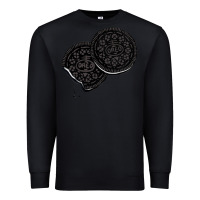 Black oreo lover  cookies Premium Sweatshirt - linhVisuals