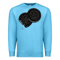 Ocean Blue oreo lover  cookies Premium Sweatshirt - linhVisuals