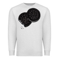 Oatmeal Heather oreo lover  cookies Premium Sweatshirt - linhVisuals