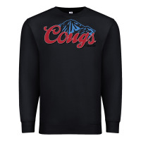 Black wsu cougs light blue Premium Sweatshirt - linhVisuals