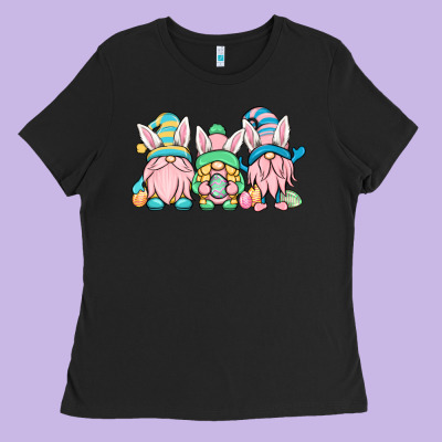 Easter Gnomes Ladies Tee Designed By Oliviacreatesart