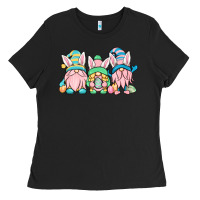 Black Easter gnomes Ladies Tee - OliviaCreatesArt