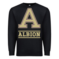 Black albion college athleticpurple Premium Sweatshirt - linhVisuals