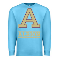 Ocean Blue albion college athleticpurple Premium Sweatshirt - linhVisuals