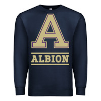 Navy albion college athleticpurple Premium Sweatshirt - linhVisuals