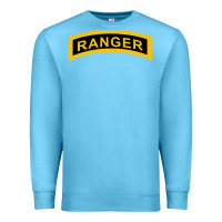 Ocean Blue army ranger tab   black & gold   army ranger tab black gold Premium Sweatshirt - linhVisuals