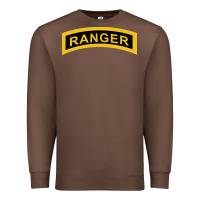 Chestnut army ranger tab   black & gold   army ranger tab black gold Premium Sweatshirt - linhVisuals