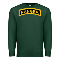 Sports Green army ranger tab   black & gold   army ranger tab black gold Premium Sweatshirt - linhVisuals