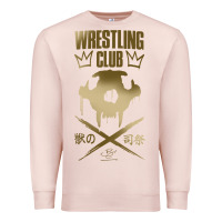 Pale Pink tekken inspired king design premium t shirt Premium Sweatshirt - linhVisuals
