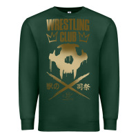 Sports Green tekken inspired king design premium t shirt Premium Sweatshirt - linhVisuals