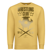 Antique Gold tekken inspired king design premium t shirt Premium Sweatshirt - linhVisuals