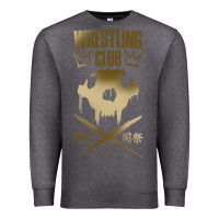 Charcoal Heather tekken inspired king design premium t shirt Premium Sweatshirt - linhVisuals