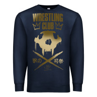 Navy tekken inspired king design premium t shirt Premium Sweatshirt - linhVisuals