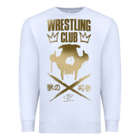 White tekken inspired king design premium t shirt Premium Sweatshirt - linhVisuals