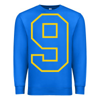 True Royal number #9 sports jersey uniform Premium Sweatshirt - linhVisuals